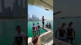Dum Tek Tek Dum in Dubai Marina | #shorts Dance Kolya Korolev & Lucky Family Crew