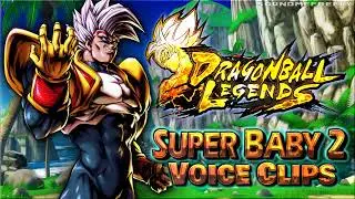 All Super Baby 2 Voice Clips • Dragon Ball Legends • Voice Lines (Mike McFarland) - ENGLISH