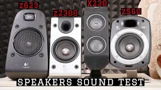 Logitech satellite speakers sound test