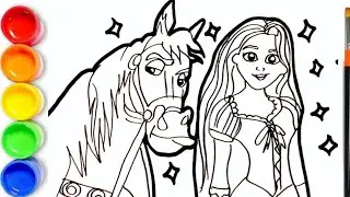 Drawing and Coloring Tangled | Disney