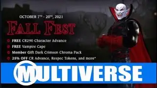 DCUO Fall Fest FREE Gifts and Fall Sale 2021