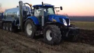 Interramento liquami con  Valzelli 220