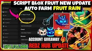New Update Script Blox Fruit Mobile REDZ HUB 🔥 FRUIT RAIN, AUTO FARM, FAST ATTACK, RACE V4 | Delta