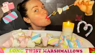 ASMR MELTING MARSHMELLOW (NO TALKING) EATING SOUNDS | ASMR MUKBANG 먹방