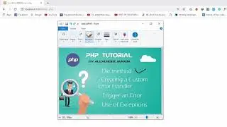 PHP Tutorial #28 Error Handling