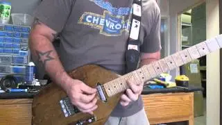 Mike Gee Kustoms Domino / Phantom VI Woodie Surf-caster w/ Telecaster Parts