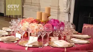 White House staff prepare for state dinner
