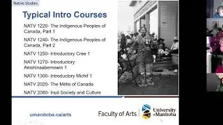 Native Studies at the Faculty of Arts
