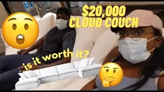 Testing out a $20,000 RH Cloud Couch: Penthouse DIY patio transformation part 4