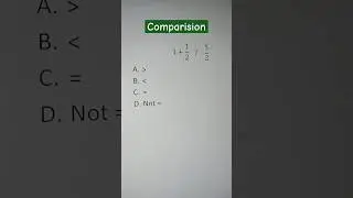 comparision || #youtubeshorts #shortfeed #maths