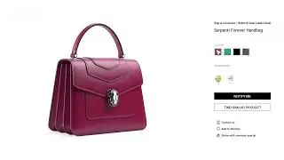 Luxury Handbag 3D configurator