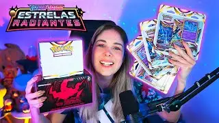 Abrindo TODOS os produtos de EE10 - Estrelas Radiantes! Conhecendo a nova coleção de Pokémon TCG.