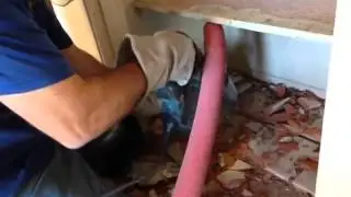 The DustRam&reg; System Takes On Saltillo Tile Removal Demolition In Phoenix and Does It Dust Free!