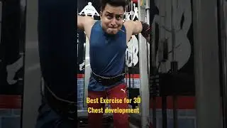 no 1 recommended excercise by Mr Olympians for 3D chest development #chestworkout #gymmotivation