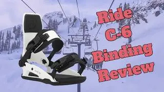 The 2025 Ride C-6 Snowboard Binding Review
