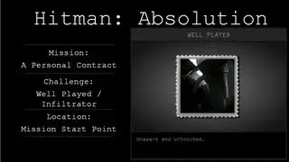 Hitman: Absolution Challenge Guide - Well Played / Infiltrator  - Mission 1