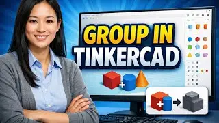 How to GROUP in Tinkercad (Step by Step)