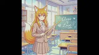 Cosmic Kitsune - Class of Love 🌌 (Future Funk / 80s City Pop) [AI Idol]