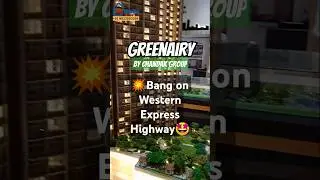 Chandak GreenAiry on Western Express Highway Borivali East. #realestate #underconstruction #shorts