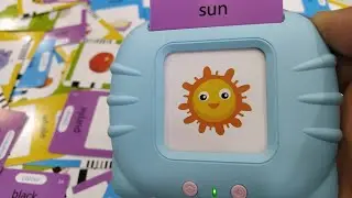 Learn Nature Names, Colors, and Shapes with talking Flashcards Toy | Teach Kids By Talking Flashcard