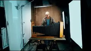 Unboxing 17x17 Collodion Wet Plate Camera built by Donchev