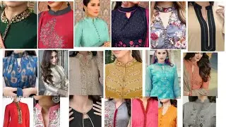 Ban/collar neck designs for kurti /latest new ban neck designs