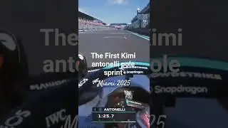 The First antonelli pole sprint #kimiantonelli #miami2025 #f1 #f1sprint #georgerussell #mercedesamg
