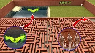 SCP-096 VS HULK IN MAZE In Garry's Mod #135