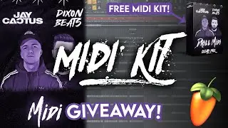 FREE UK DRILL MIDI KIT (Collab with Dixon Beats) - Making A UK Drill Beat in 10 Minutes
