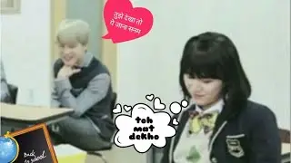 BTS back to school yoongi bana ladki funny hindi dubbing ep11 #runbts