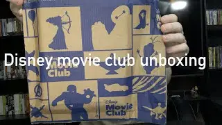 Disney movie club unboxing