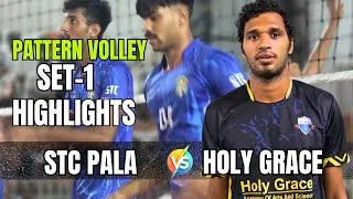 🔥Set 1 Highlights St. Thomas College Pala vs Holy Grace College Thrissur,All Kerala Inter Collegiate
