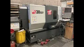 Haas DS-30SSY Dual Spindle CNC Lathe w Y Axis, Haas Barfeed w Chip Conveyor, Tool Presetter & More