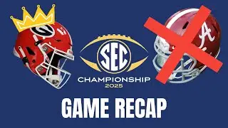 GEORGIA DOMINATES ALABAMA TO WIN THE SEC CHAMPIONSHIP 