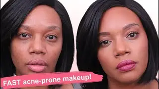 10 Minute Makeup for Oily, Acne Prone, Over 40 Skin | Makeup over 40