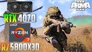 Arma 3 KOTH : RTX 4070 + R7 5800X3D | 4K - 1440p - 1080p | Ultra & Low