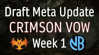 CRIMSON VOW DRAFT META UPDATE: WEEK 1!!! Color Rankings, Archetype Strength, and Sleeper Cards!!!