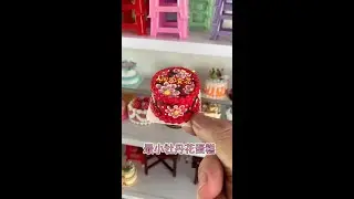 Mini kitchen's smallest peony flower cake