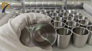 High Temperature 2000℃ Tungsten Crucible For Vacuum Coating Industry Tungsten Cup