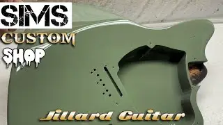 Jillard guitar - Boxwood Green by Sims Custom Shop