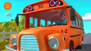 Wheels on the Bus Service Vehicles || Nursery Rhymes for Kids | Poem For toddlers || Bubble Pie