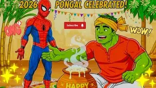 2026 Pongal Celebration 😂 | Spider-Man & Hulk Tamil Comedy 