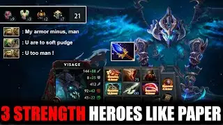 Visage Ebola Build! Removes Enemy Armor - Beat 3 STR like paper | Dota 2 7.24b