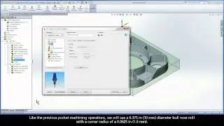 SolidCAM iMachining - GS Exercise #2 - Finish Machining of Angled Surfaces