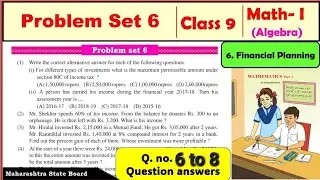 9th Class | Problem Set 6 | Full Solutions | Maharashtra Board | Easy & Quick Explanation