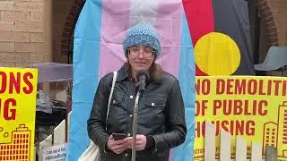 Antipoverty Centre spokesperson: &ldquo;Why demolish public housing in a housing crisis?&rdquo;