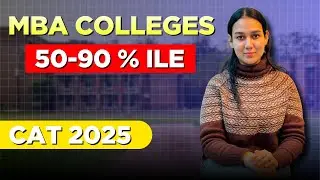 Top MBA Colleges At 50-90%ile In CAT 2025 | Bschools At Low CAT Percentile #mba #cat2025