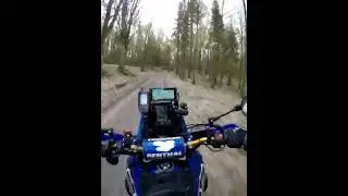 yamaha Tenerate t7||rally dunlop 908rr gpr🔊|| full sound #mountainbike #offroad #riding #shorts ..