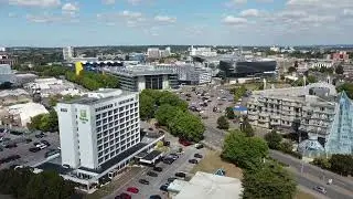 Southampton cruise port area view | Drone Aerial Relaxation HD Film by UK Views | England 🇬🇧