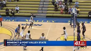 SIAC Men's Volleyball Semifinal action as Benedict battles Fort Valley State